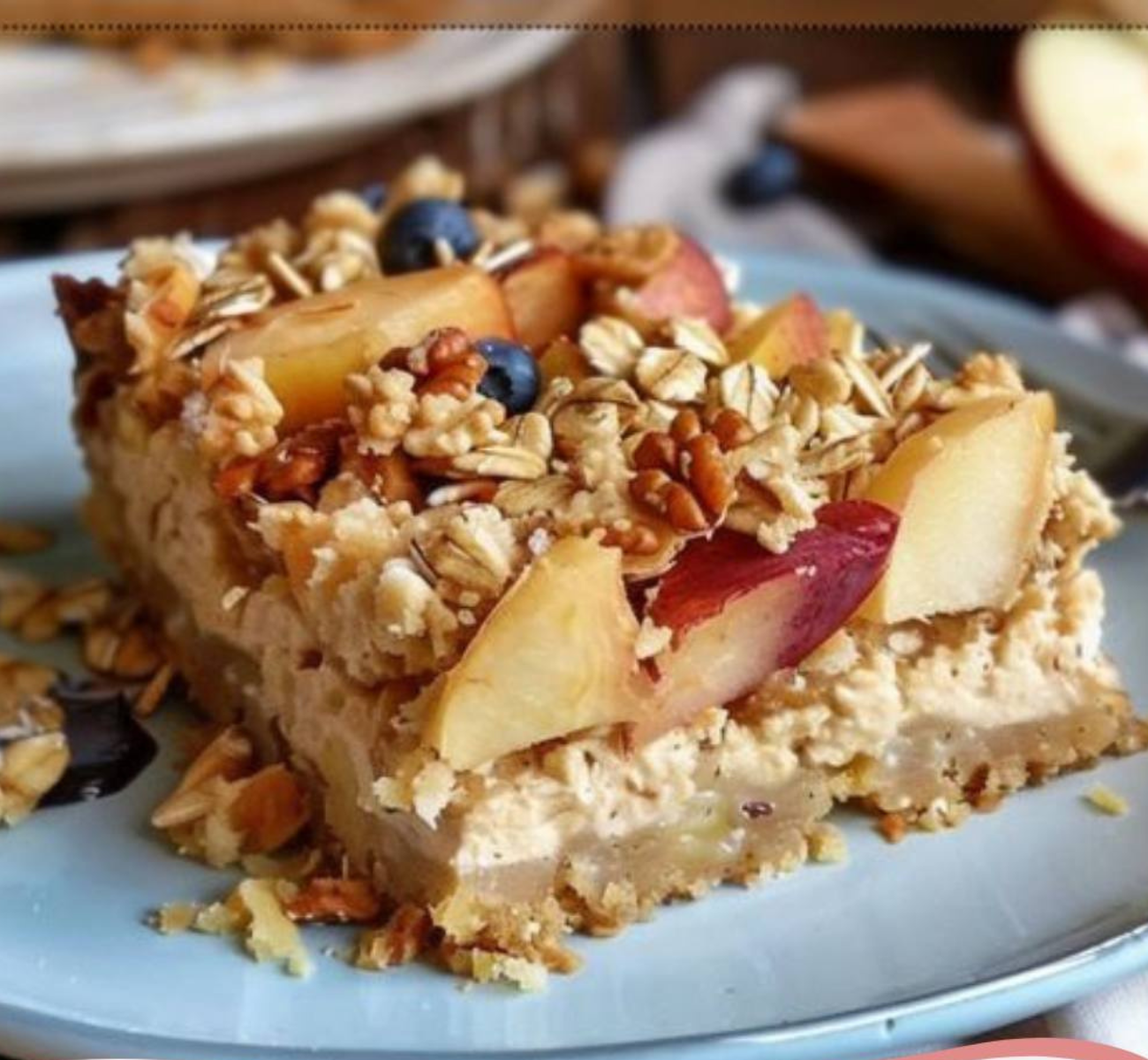 Pastel Dietético con Avena y Manzanas: Delicia Saludable