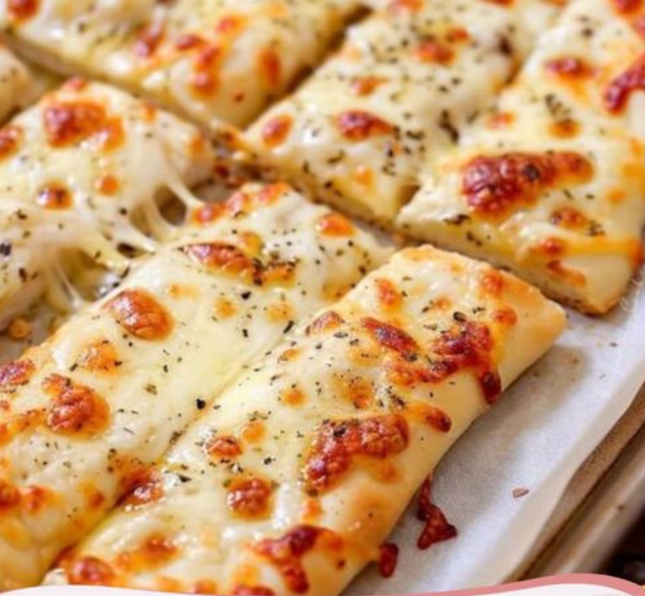 Palitos de Pan de Ajo con Queso Caseros