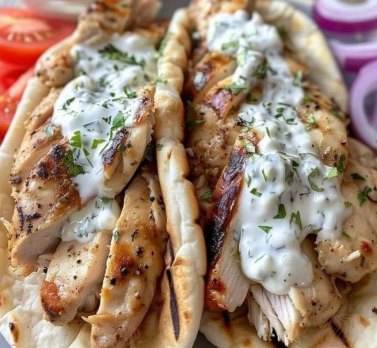 Gyros de Pollo Griegos