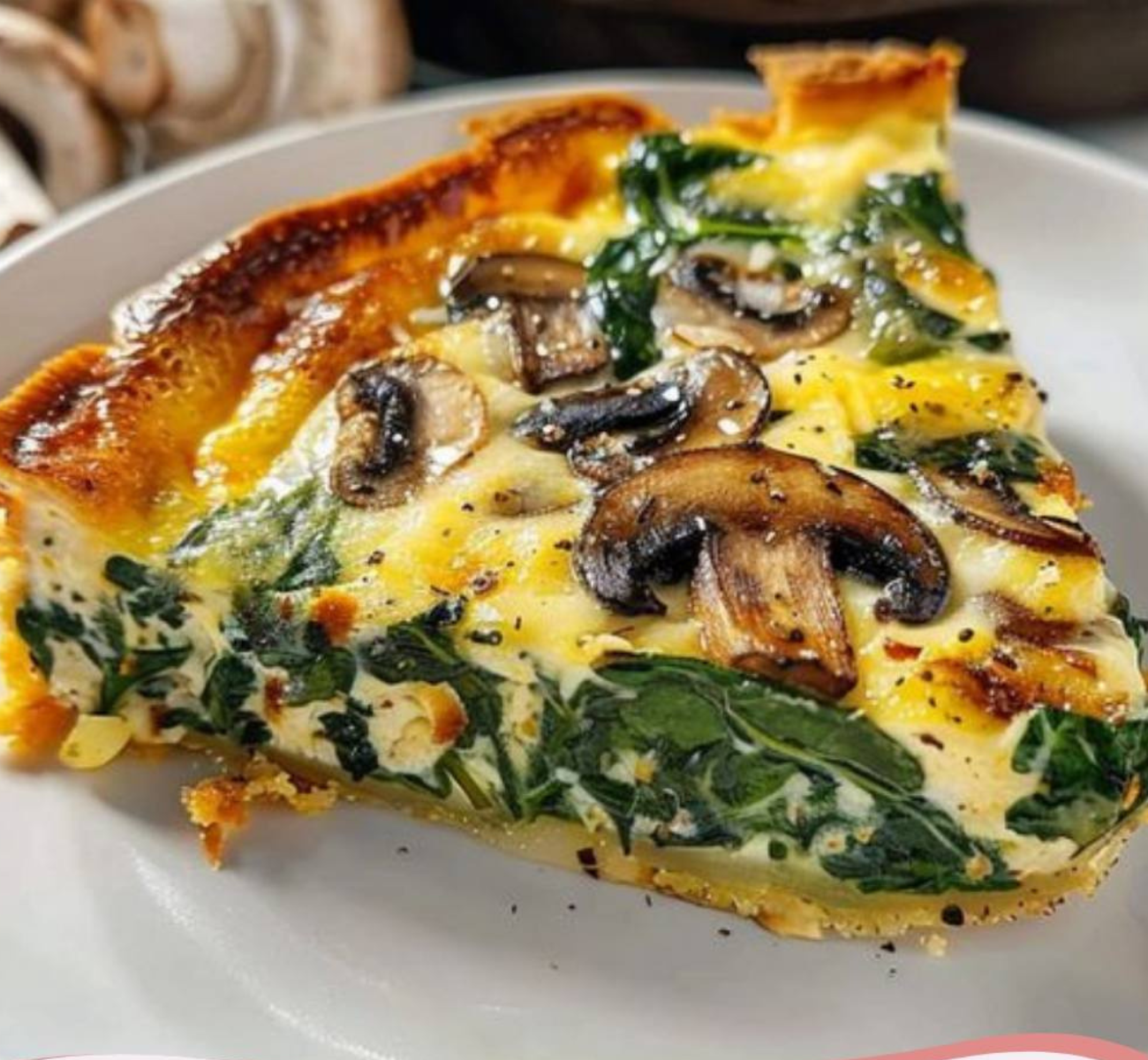 Quiche de Espinacas sin Corteza: Una Delicia Saludable