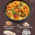 Cassolette de la Mer de Noël - délicieux plat festif aux fruits de mer