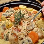 Blanquette de poulet façon grand-mère, plat réconfortant et savoureux
