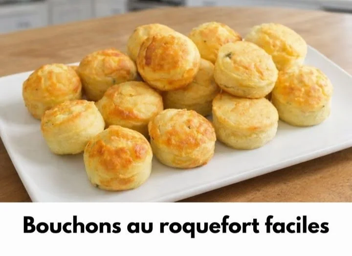 Bouchons au roquefort faciles à préparer pour un apéritif tendance