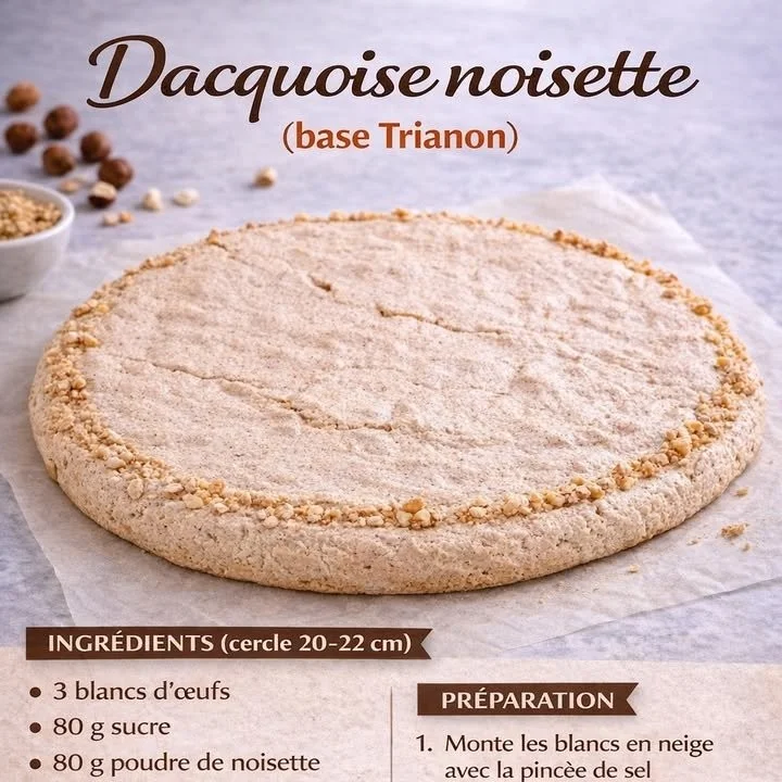 Dacquoise Parfaite - un délicieux gâteau à la meringue et crème
