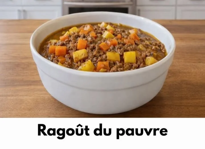 Ragoût du pauvre, un plat réconfortant à base d'ingrédients économiques