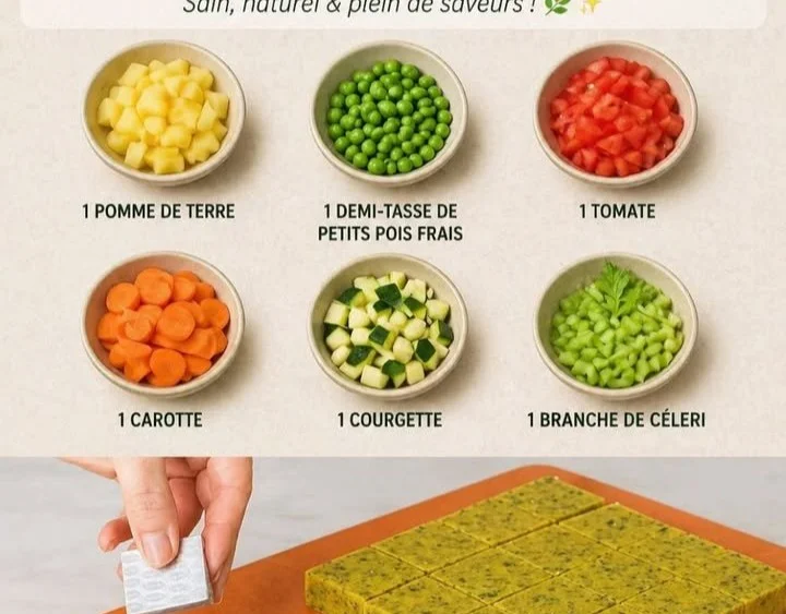 Recette de bouillon de légumes maison avec ingrédients frais.