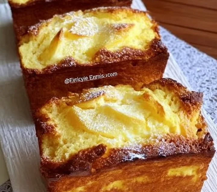 Gâteau mascarpone aux pommes, crémeux et savoureux, prêt à être dégusté