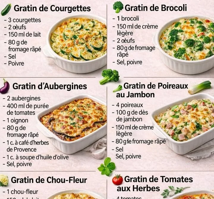 Gratin de courgettes savoureux et crémeux, parfait pour un repas sain et réconfortant.