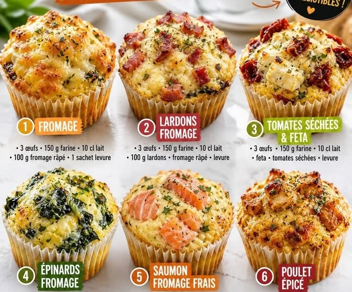 Recette de muffins salés moelleux et savoureux