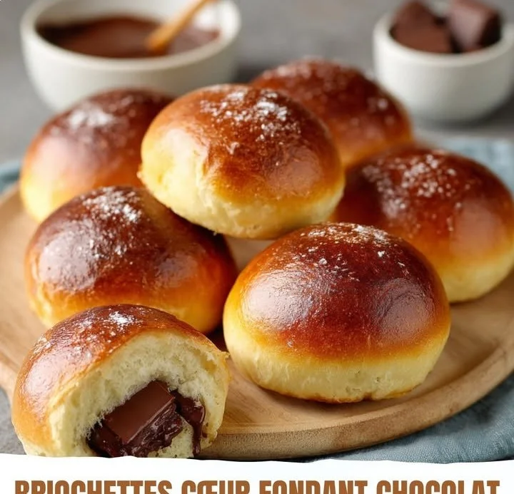 Briochettes chocolat avec un cœur fondant, une douceur irrésistible