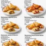 Plateau de samoussas variés croustillants et savoureux