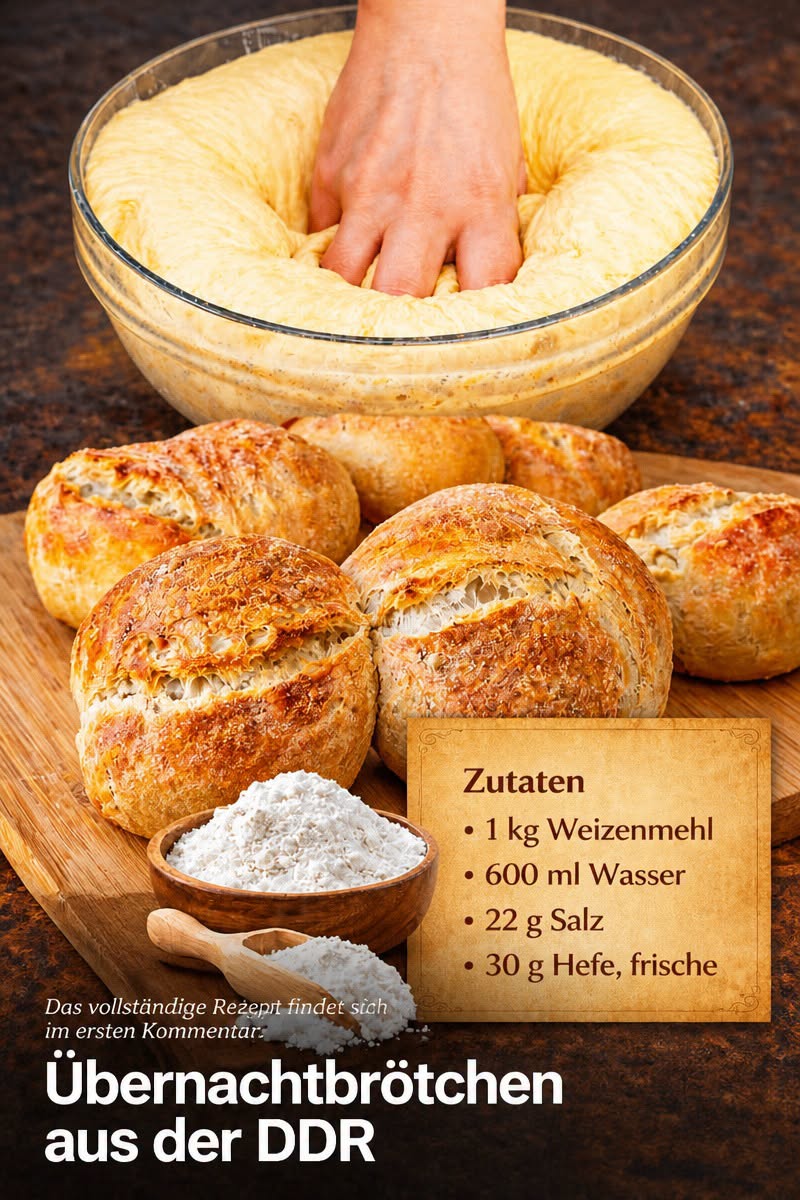 Übernachtbrötchen aus der DDR