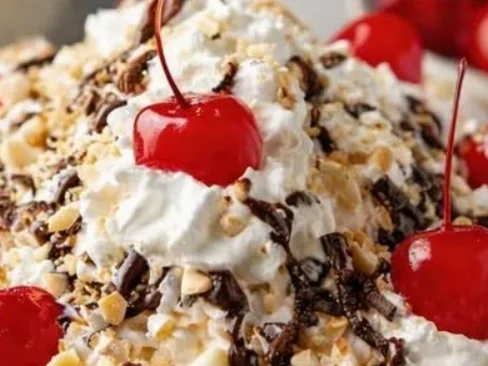 Banana Split Fluff Salad